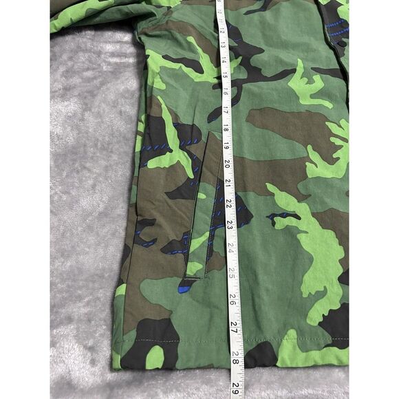 Nike Duke Blue Devils Green Black Camo Hooded Jacket DQ2221-328 Men's Large - Picture 8 of 8